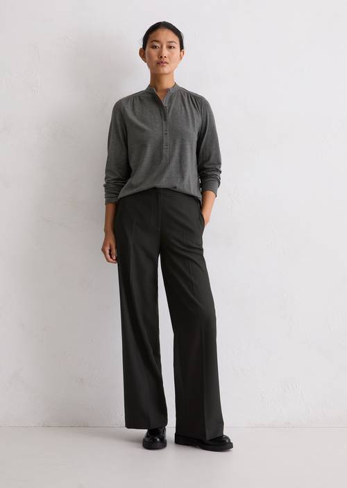 Relaxed jersey blouse with TENCEL™ Modal