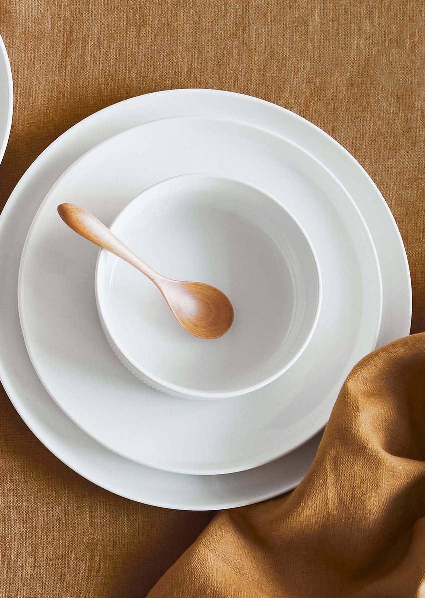 Breakfast plate Model Moments in set of 4