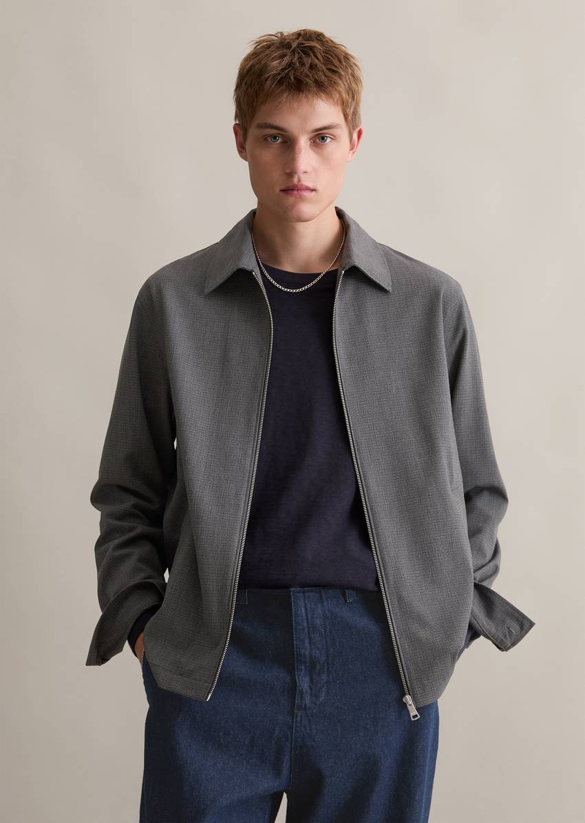 Overshirt regular Made from a high-quality material mix