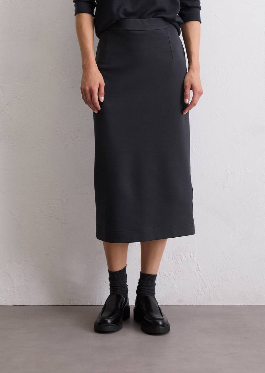 Jersey skirt regular made from interlock quality