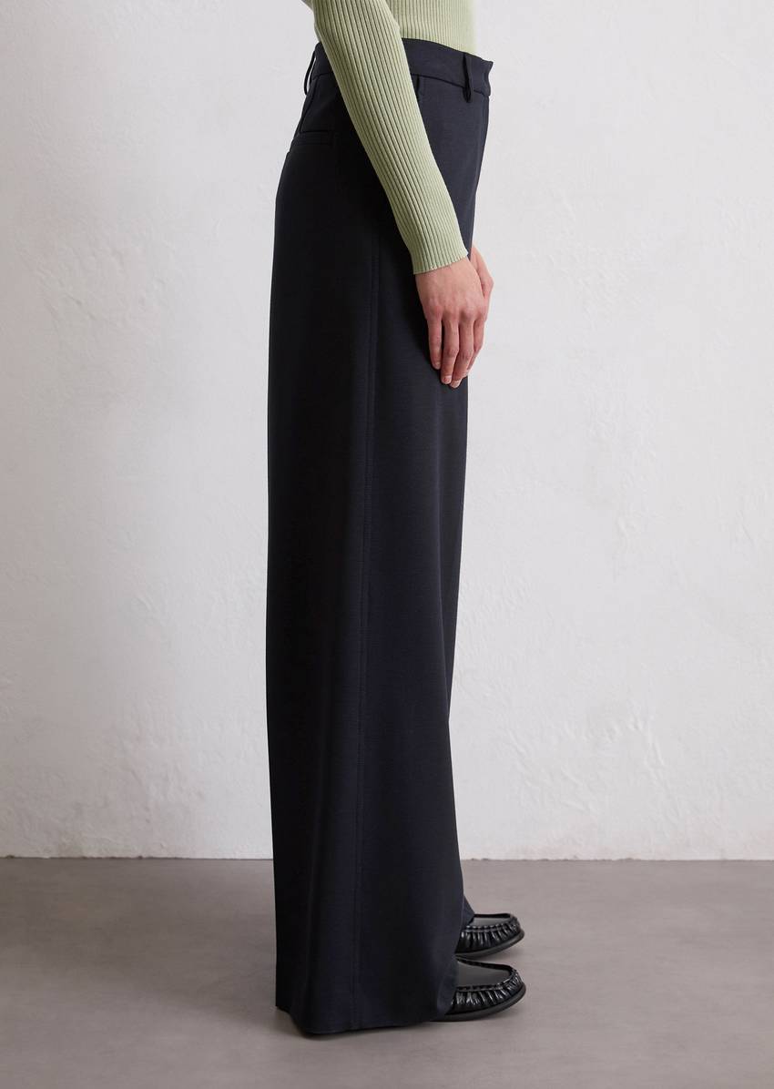 Travel Collection pants made from interlock jersey