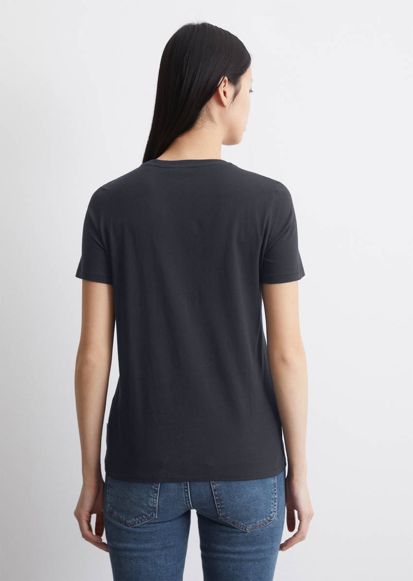 Round neck T-shirt, regular fit made from organic cotton singe jersey