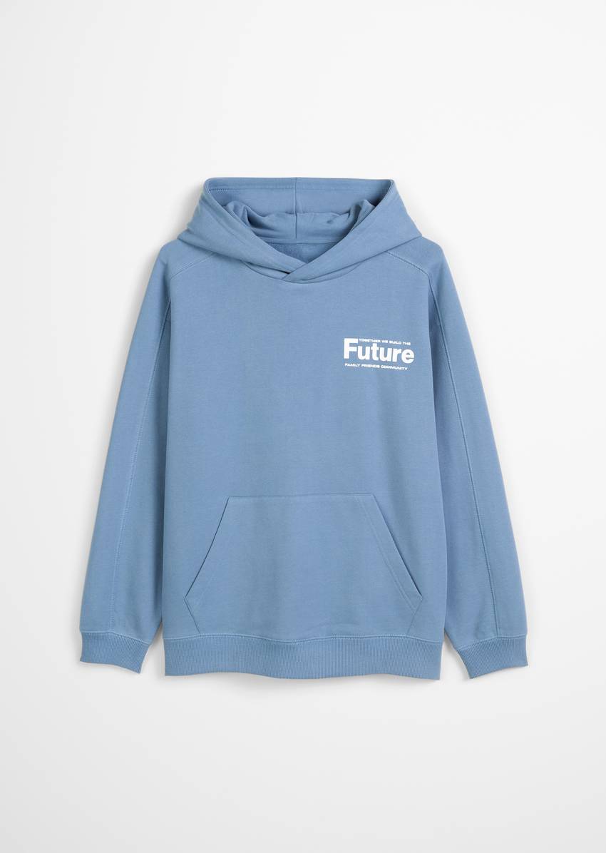 TEENS-BOYS Hoodie made from lightweight organic cotton sweat