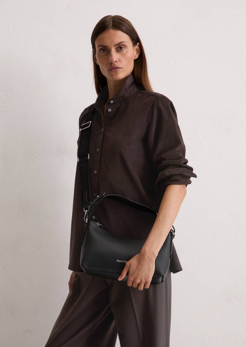 Shoulder bag medium made from finely grained cowhide