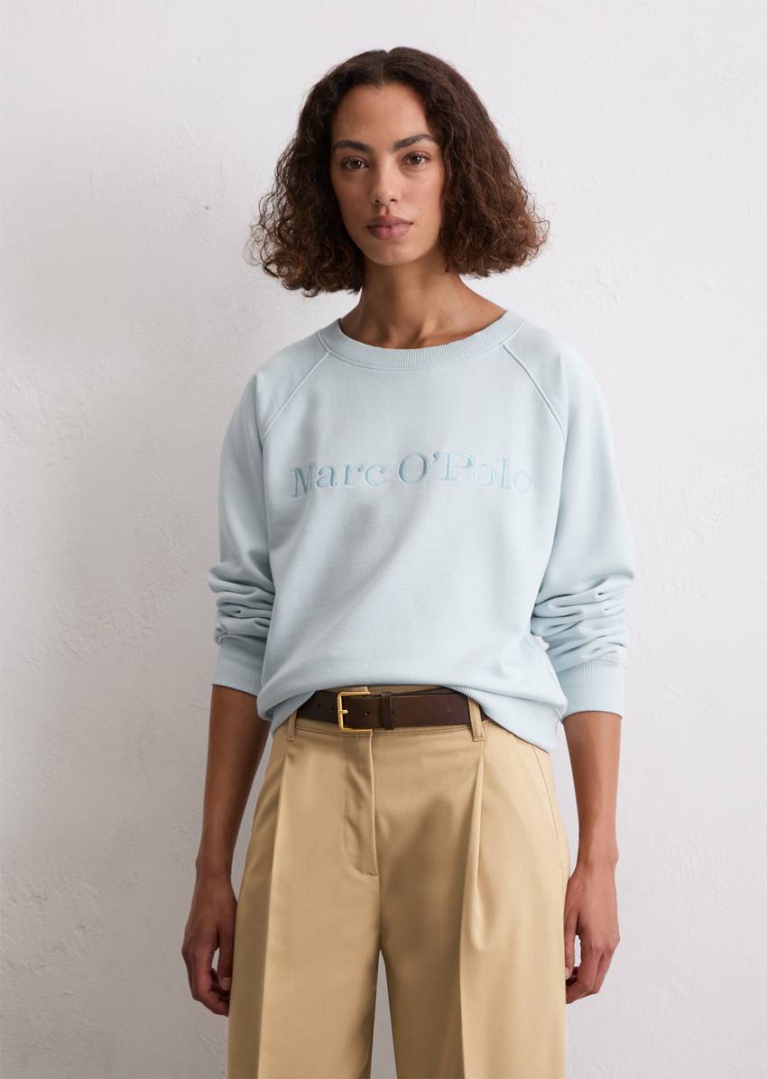 Logo sweatshirt relaxed made from organic cotton