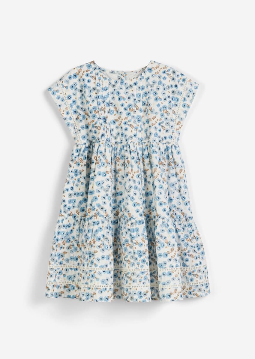 KIDS-GIRLS dress with wide flounces