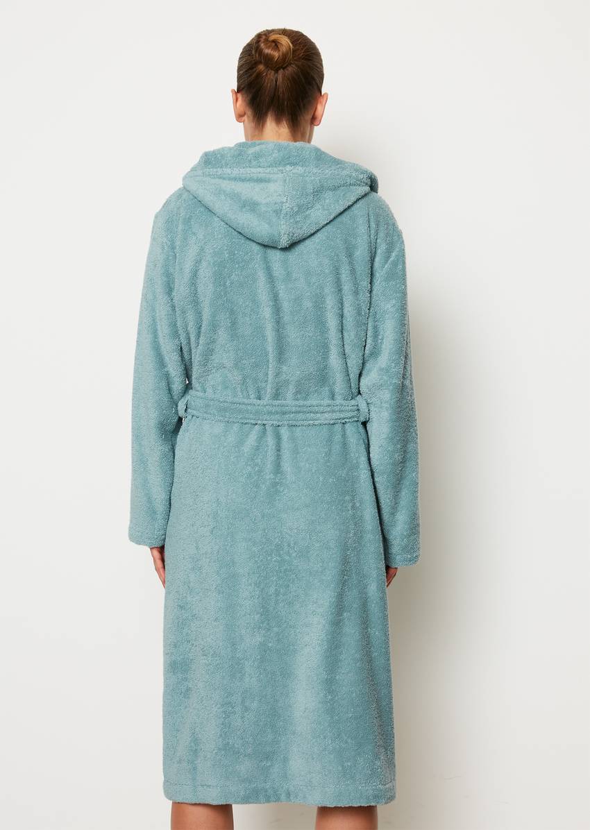 Ladies' bathrobe model Timeless With hood