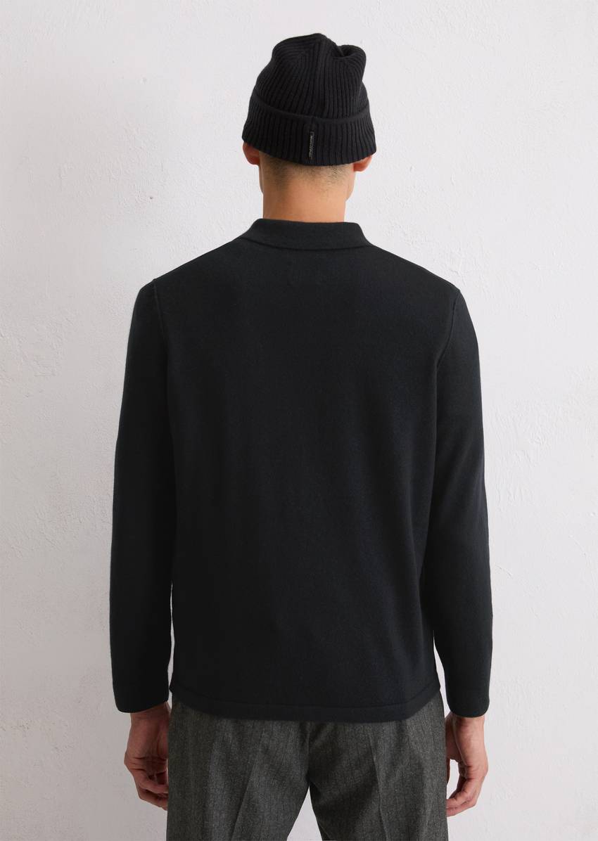 Shirt cardigan regular made from the finest cashmere