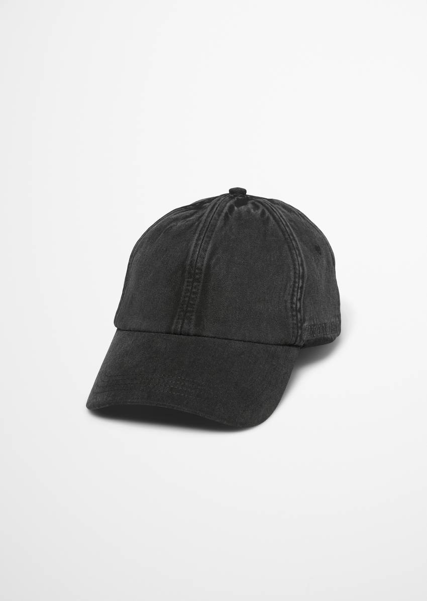 Cap made from organic cotton twill