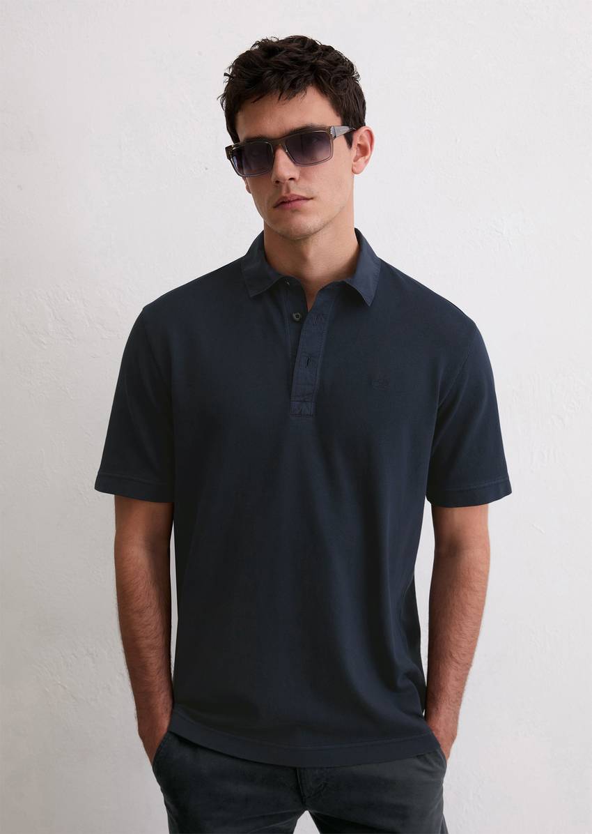 Polo shirt jersey regular made from pure organic cotton