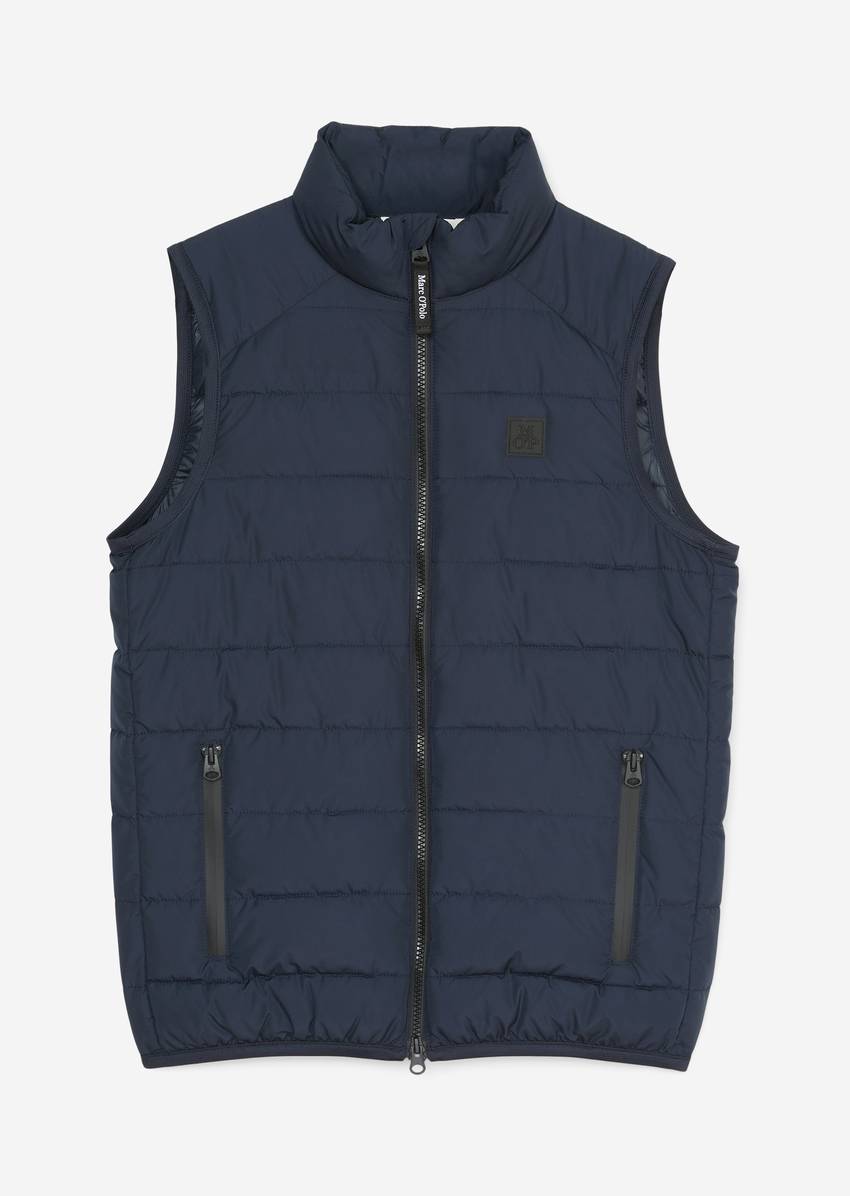TEENS-UNISEX quilted vest with padding from Unifi REPREVE®.