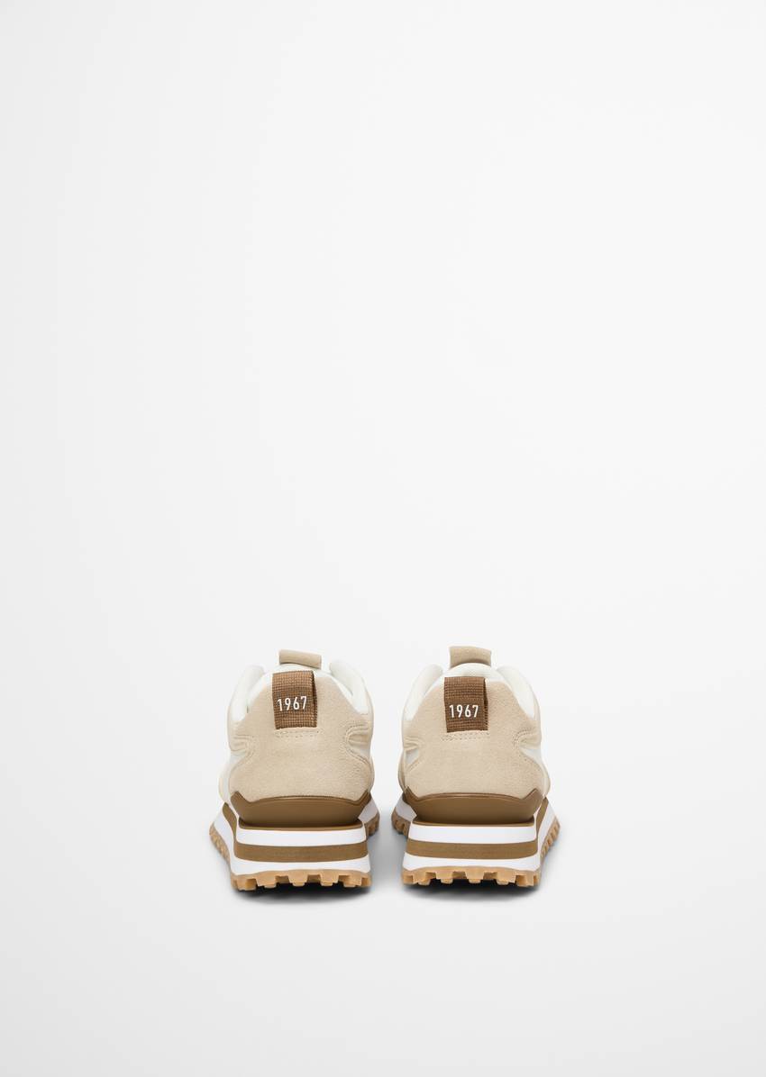 Slip-on sneaker model Bjorna made from suede and neoprene