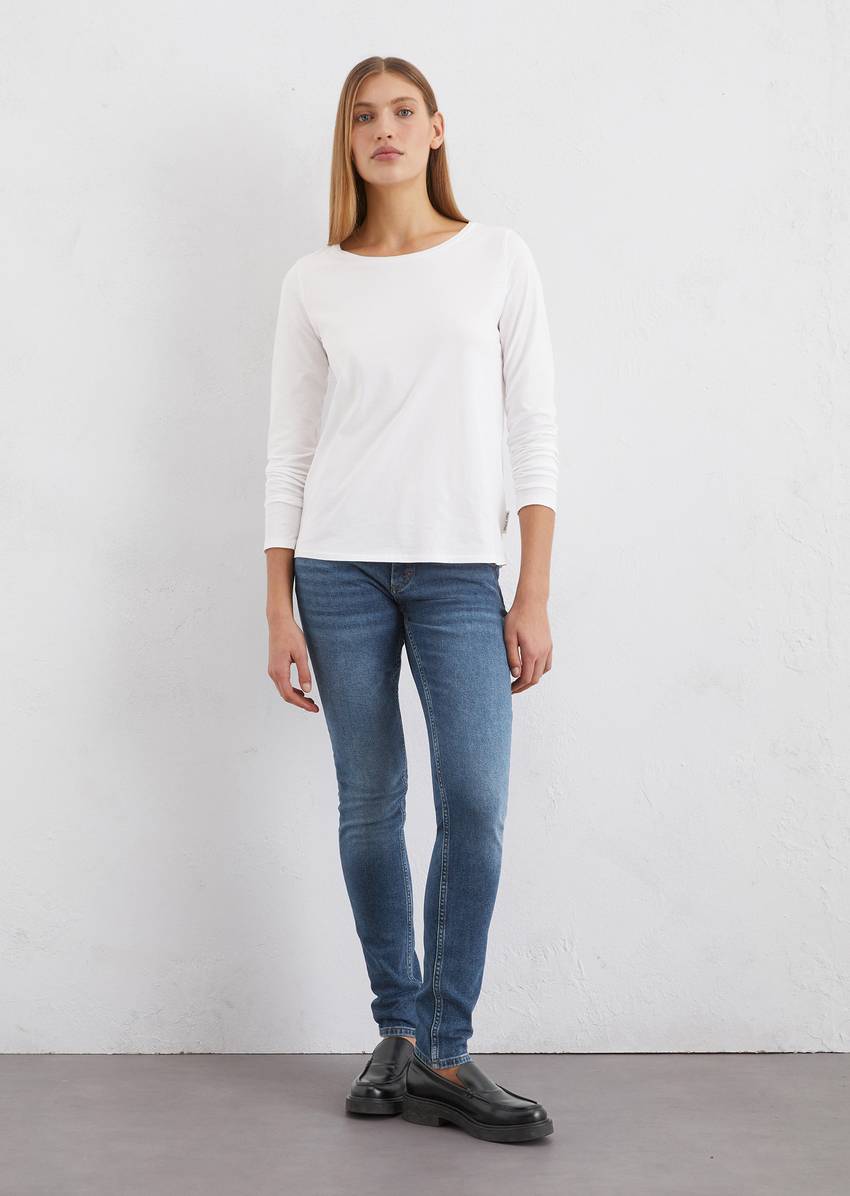 Longsleeve regular in organic cotton fabric