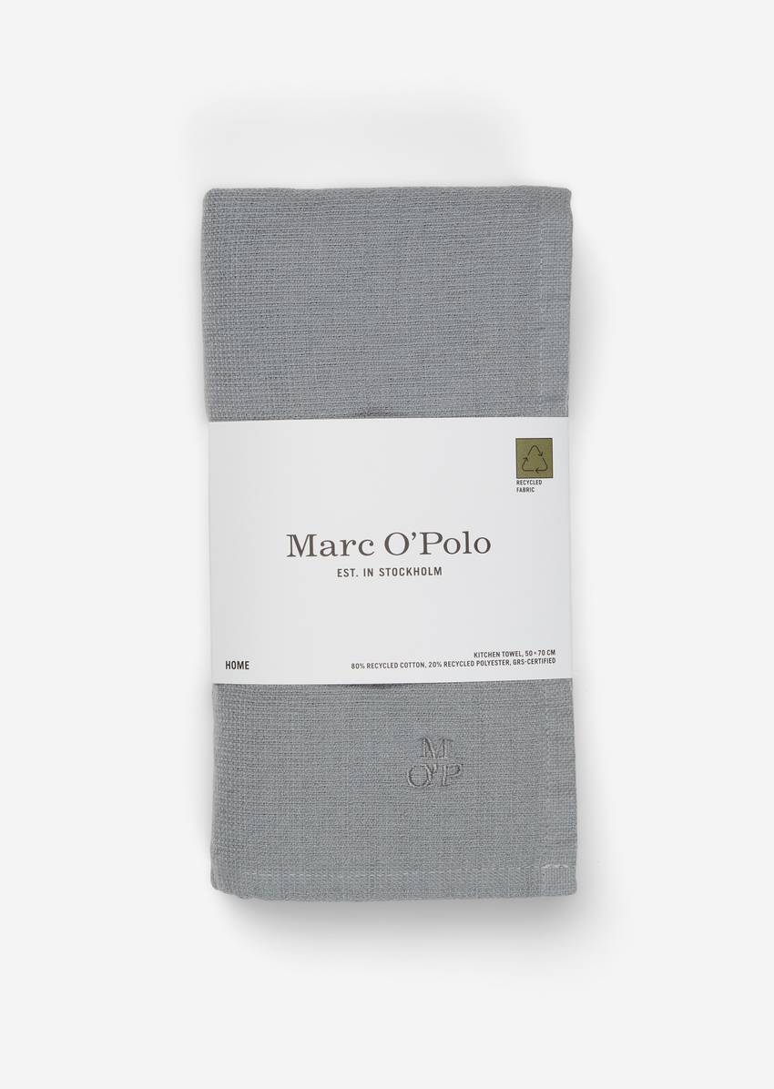 Kitchen towel with extra soft back