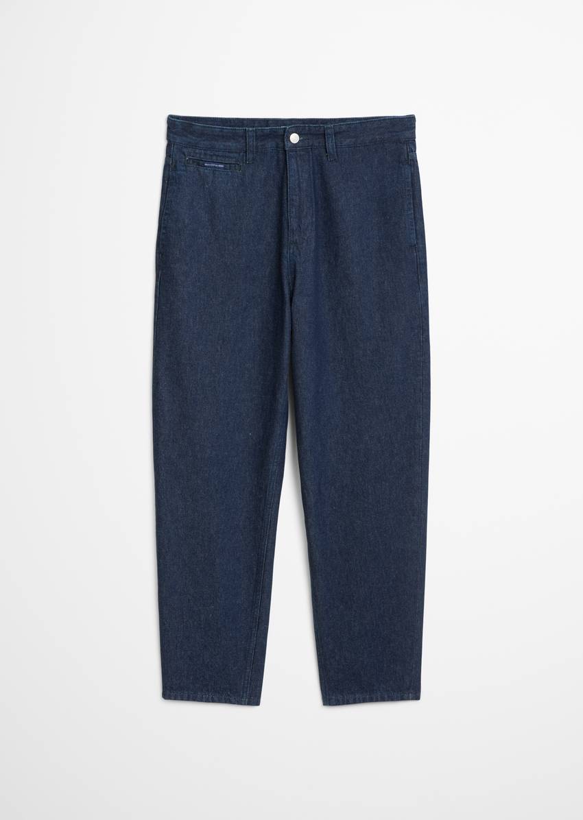 Jeans with European nettle fibers Model Isak relaxed cropped