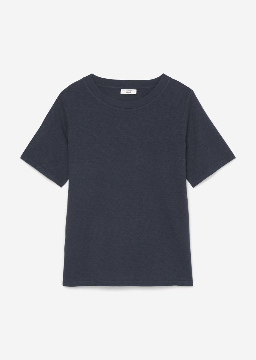 Loose slub jersey T-shirt made of soft organic cotton