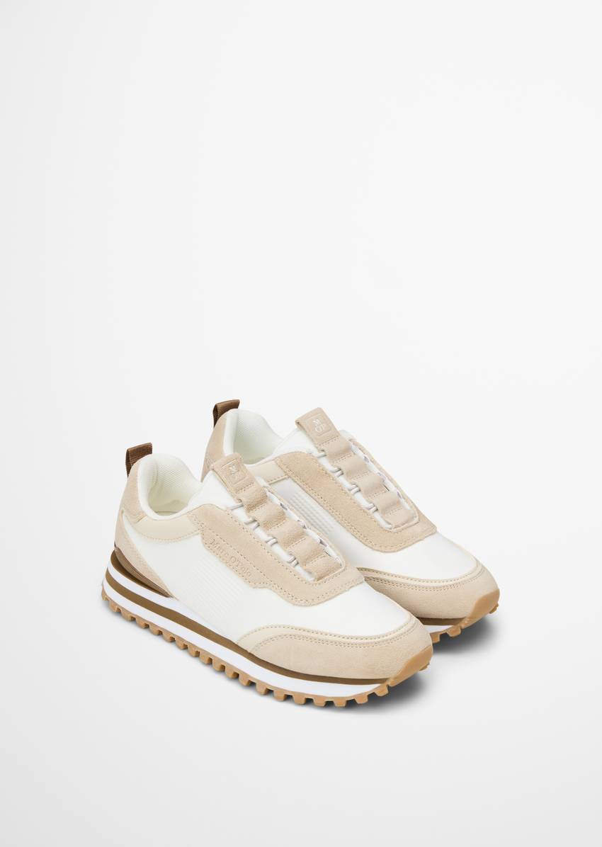 Slip-on sneaker model Bjorna made from suede and neoprene