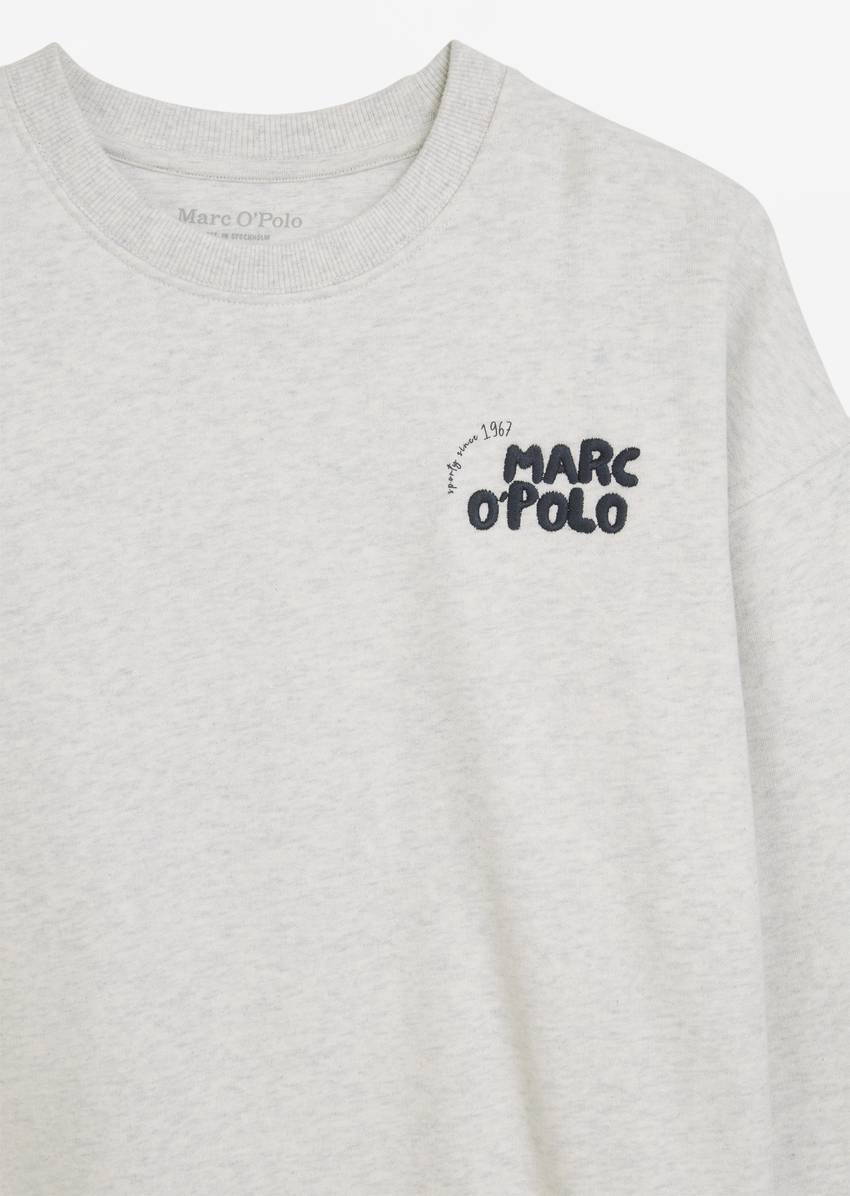 TEENS-GIRLS sweatshirt with logo embroidery on both sides