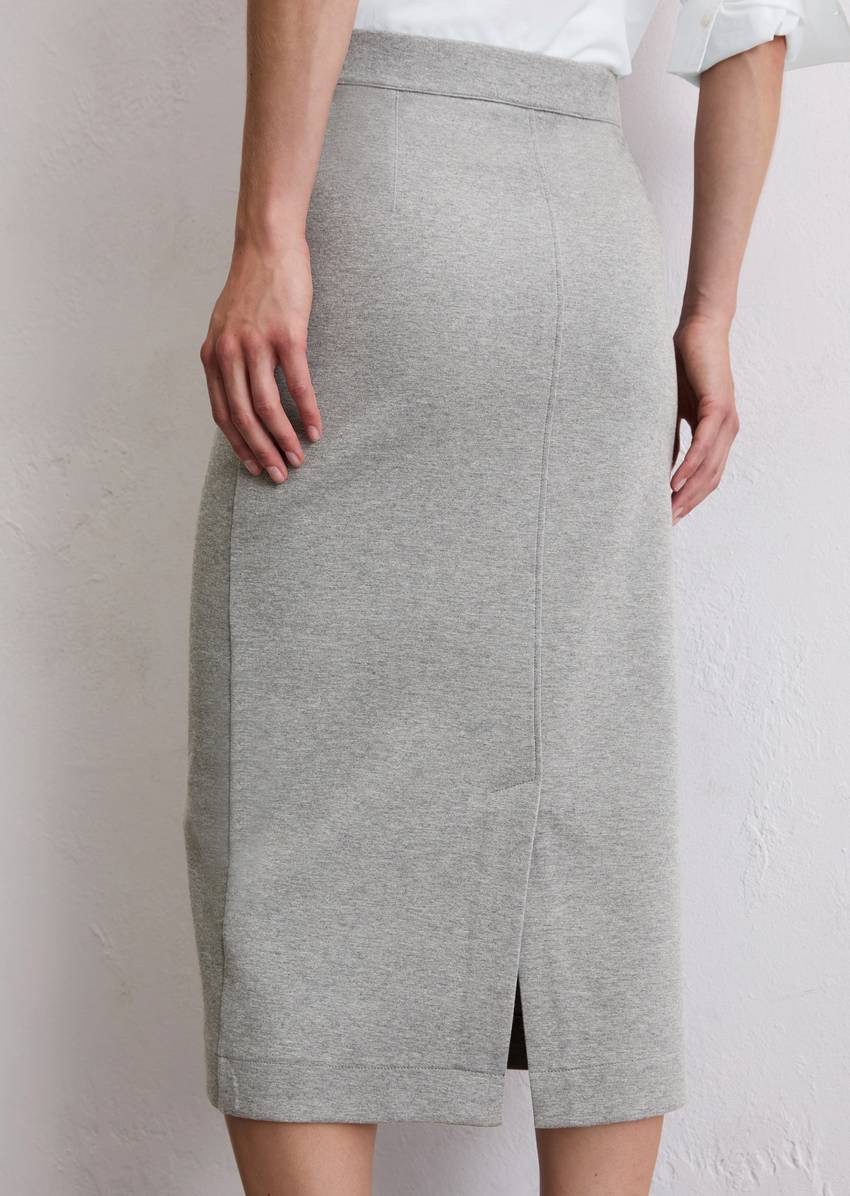 Jersey skirt regular made from interlock quality