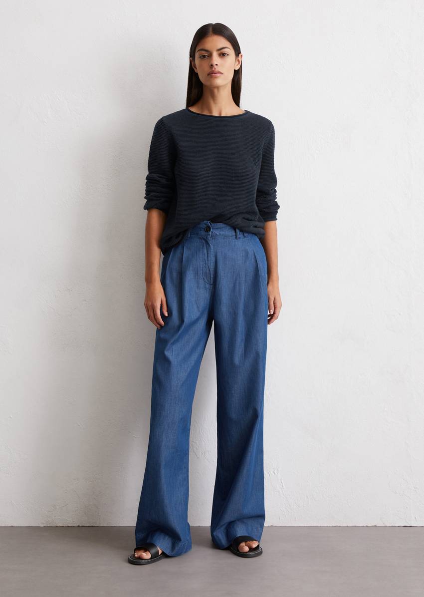 DfC Sweater regular made from soft cotton yarn