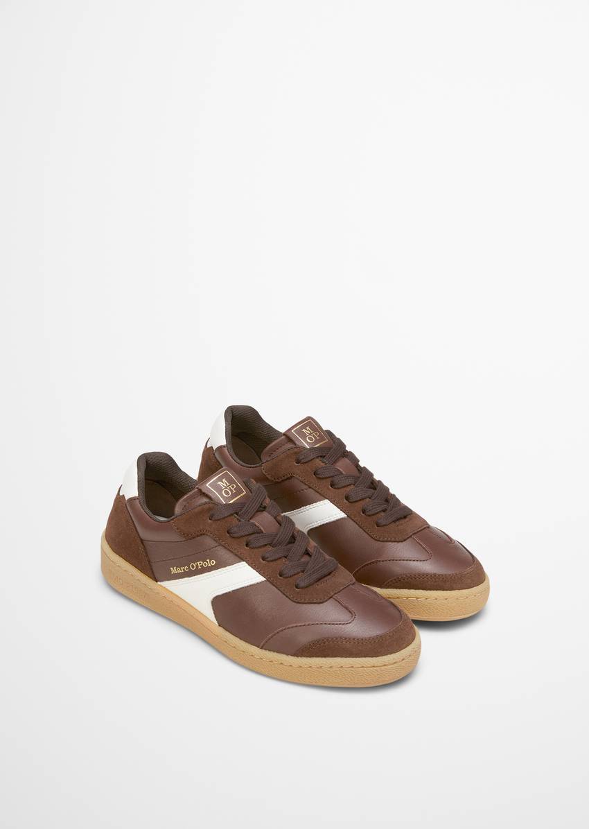 Sneaker made from fine cowhide