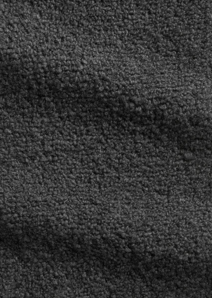 Bouclé scarf made from a wool/alpaca wool mix