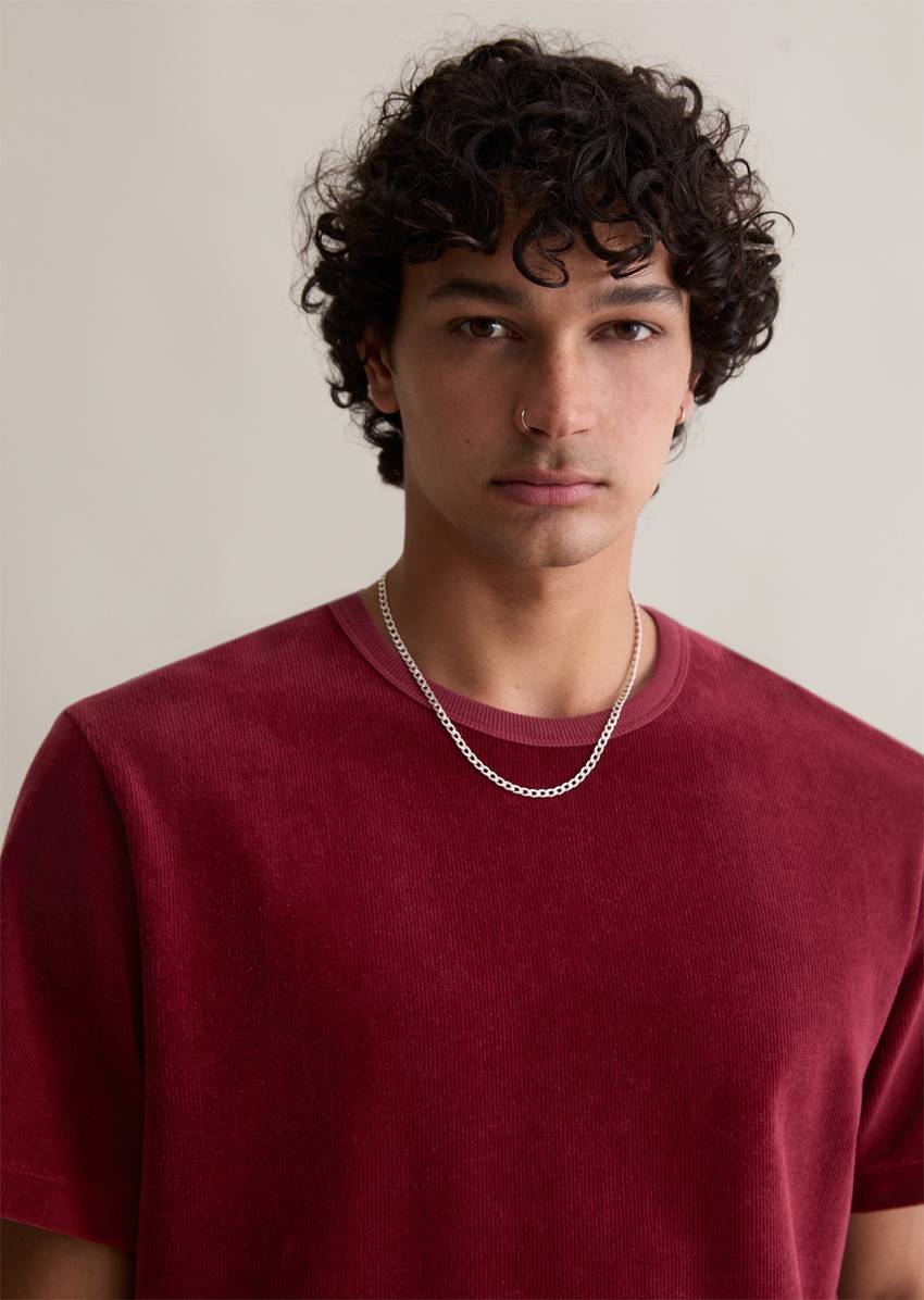 DfC T-Shirt relaxed made from soft terrycloth corduroy