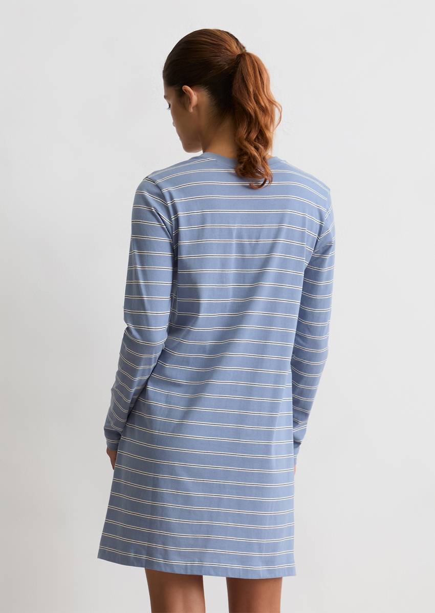 Long-sleeved lounge shirt made from pure organic cotton