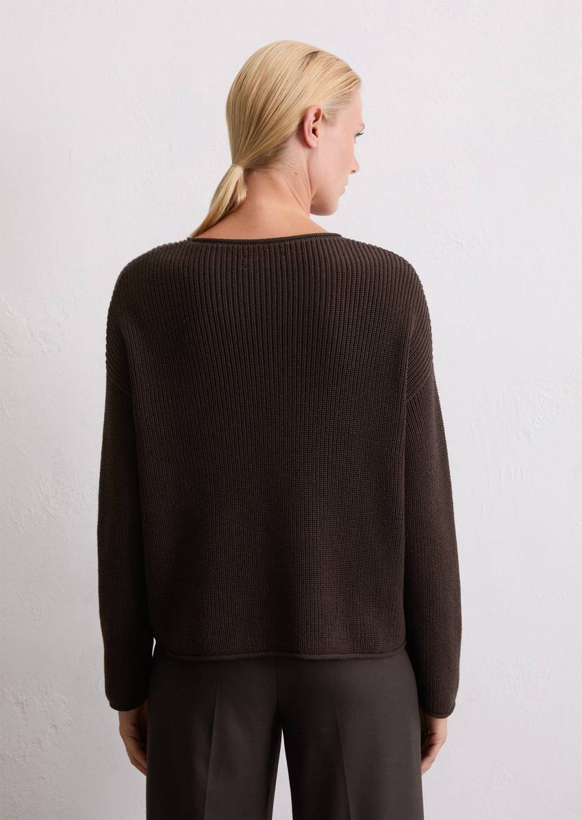 DfC knitted sweater oversize made from heavyweight organic cotton