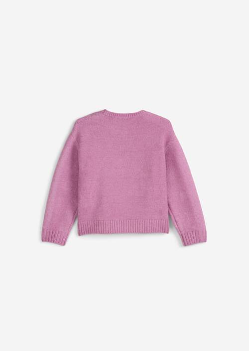 KIDS-GIRLS sweater with floral embroidery