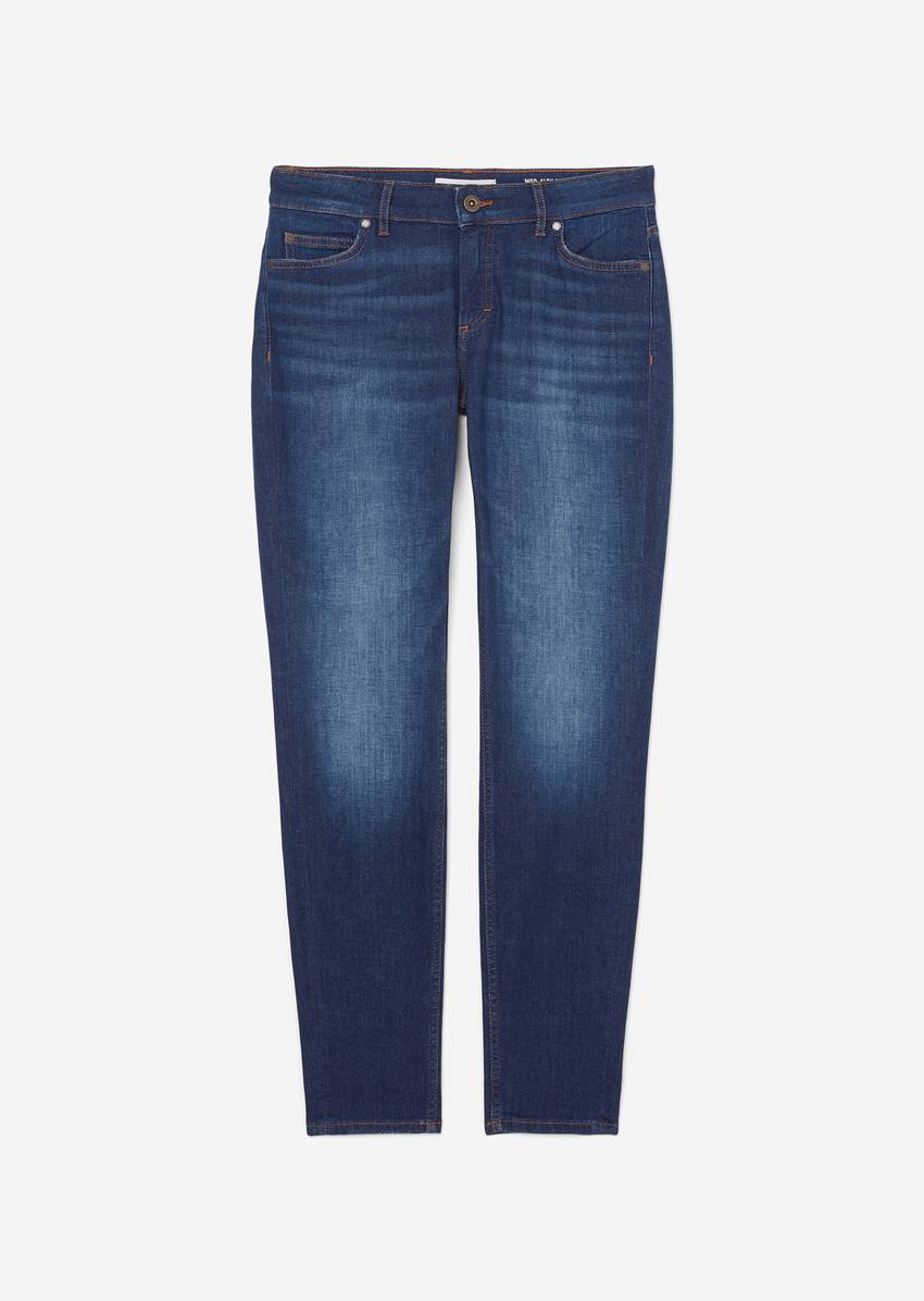 Jeans model Alby slim made from stretchy cashmere touch denim