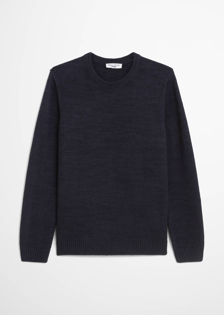 Bouclé knit sweater relaxed made from organic cotton