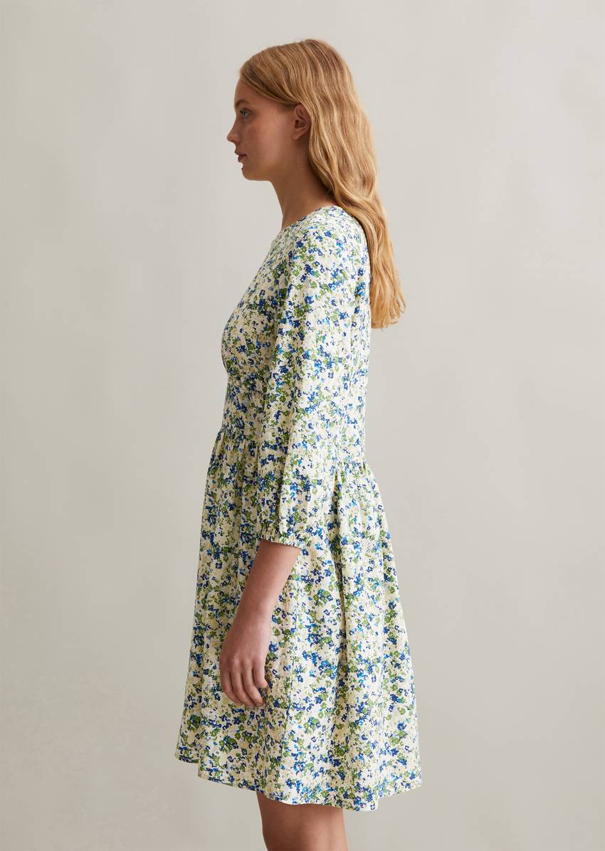 Print dress regular made from LENZING™ ECOVERO™ mix