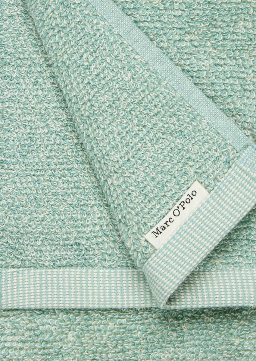 Guest towel model Timeless melange made from pure organic cotton