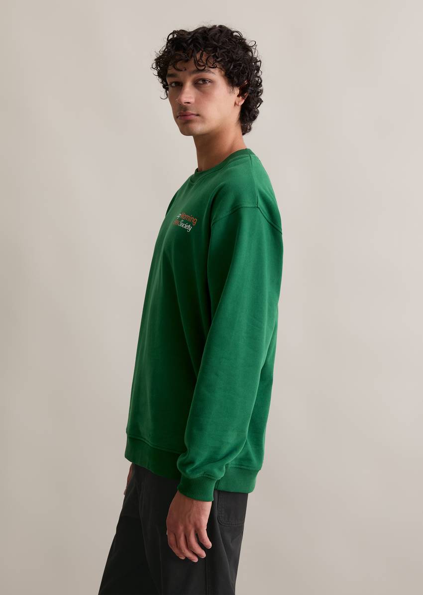 Relaxed sweatshirt with casual back print