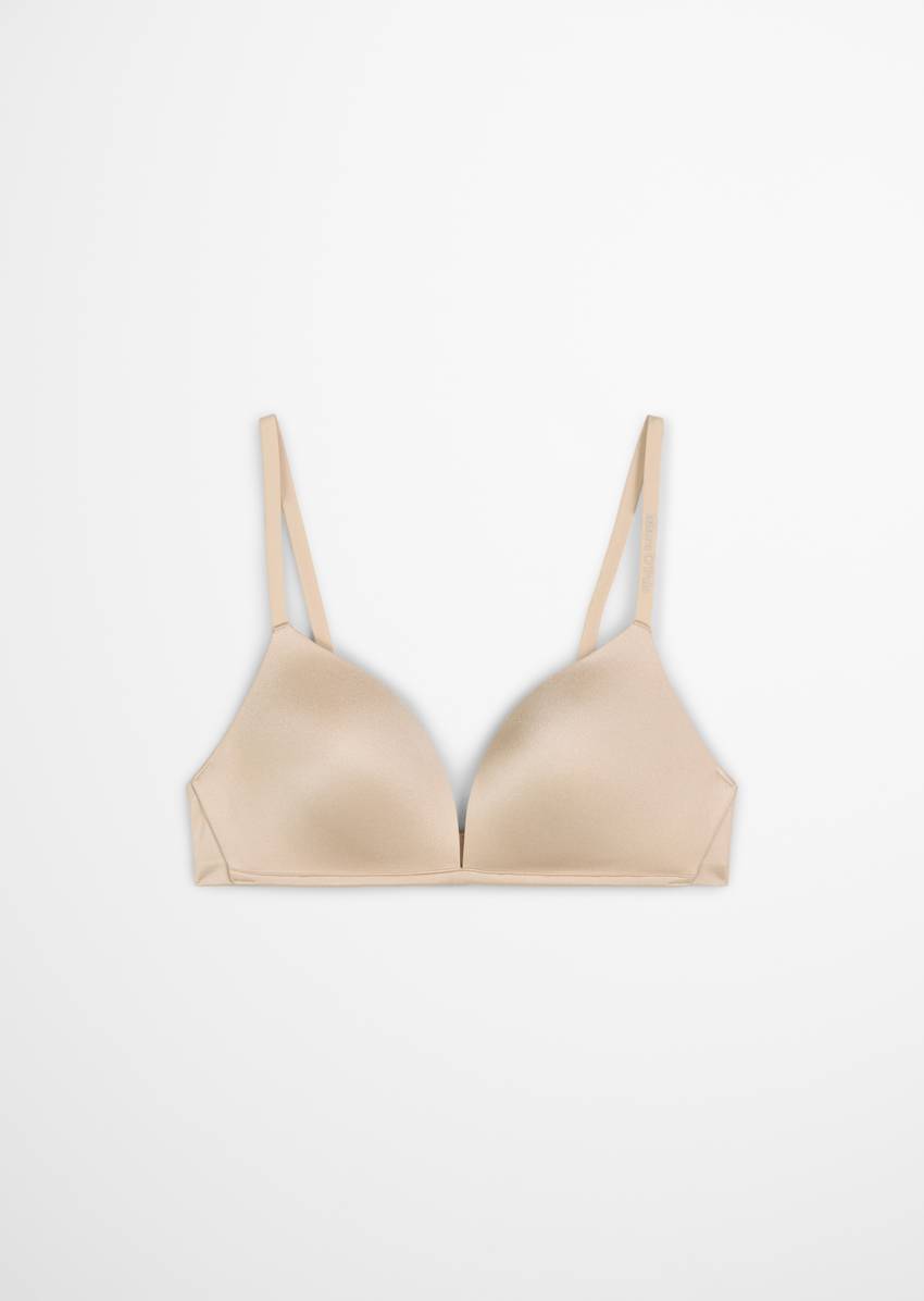 Cup bra made from recycled material