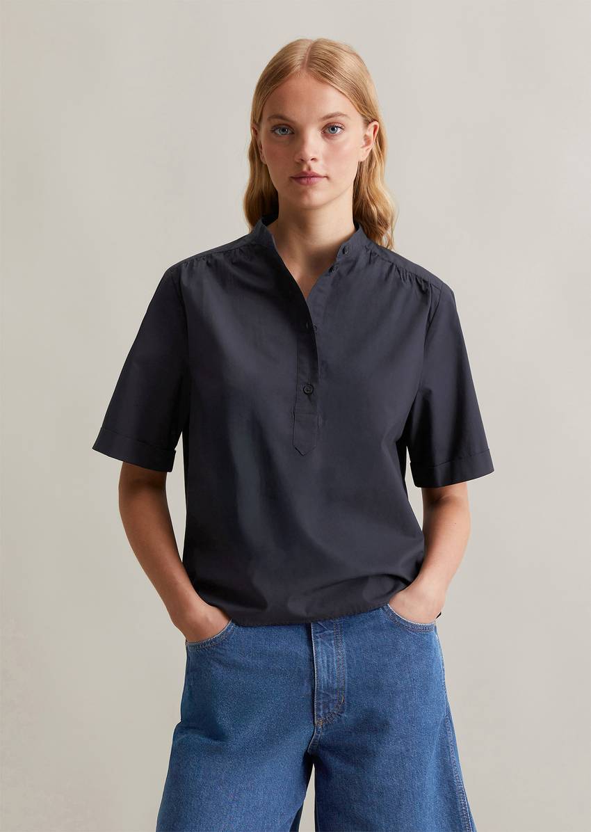 Regular blouse made from Papertouch Poplin