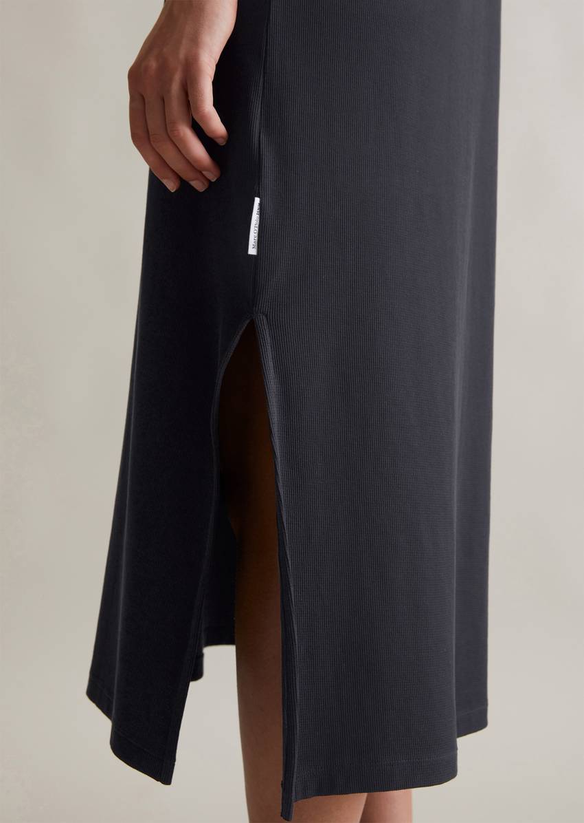 DfC jersey dress relaxed made from ribbed organic cotton