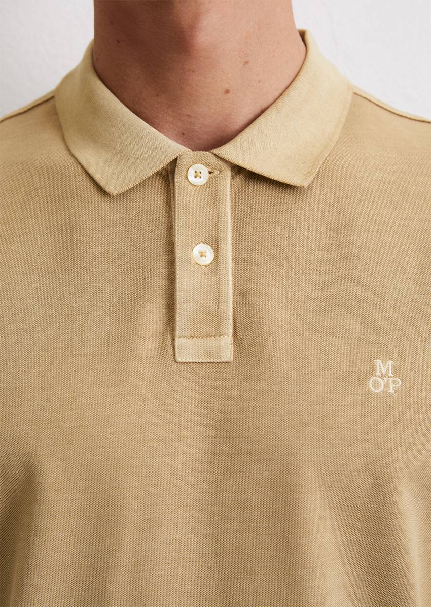Piqué regular polo shirt made from organic cotton