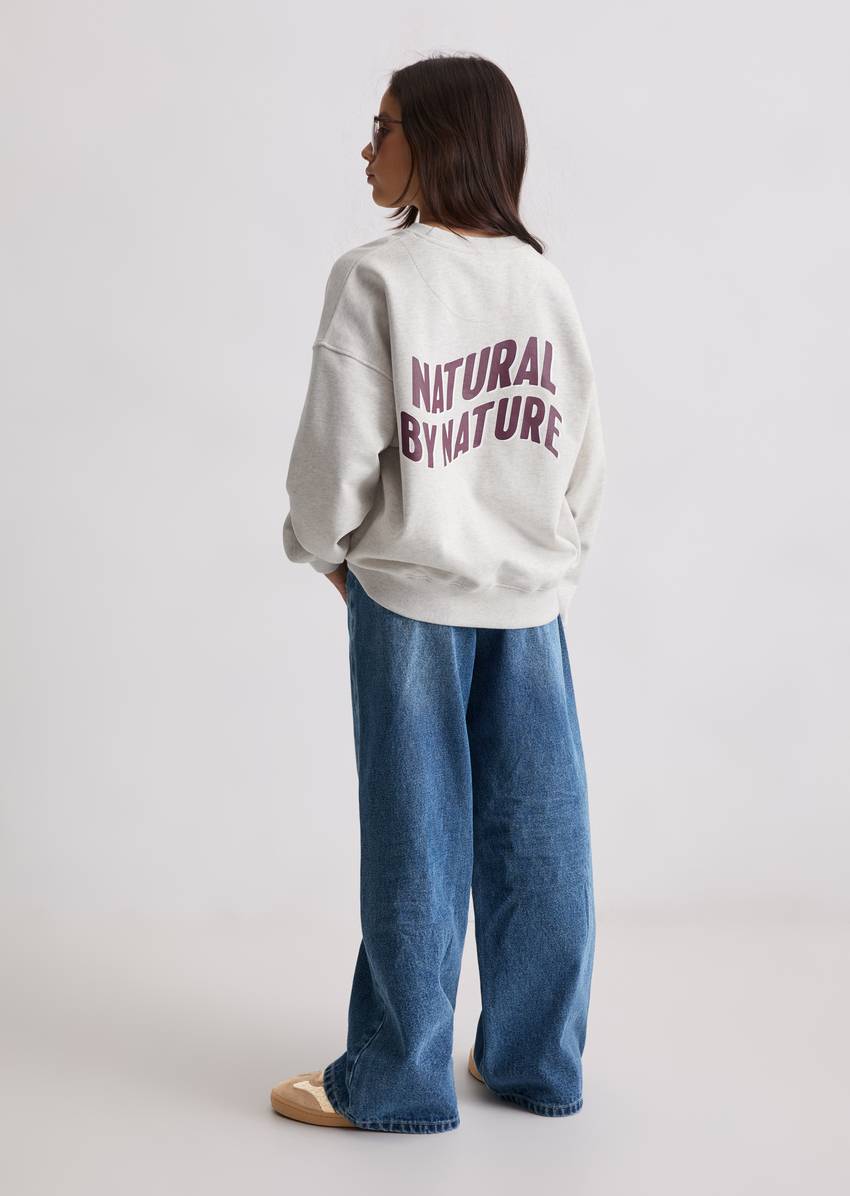 TEENS-GIRLS sweatshirt made from organic cotton