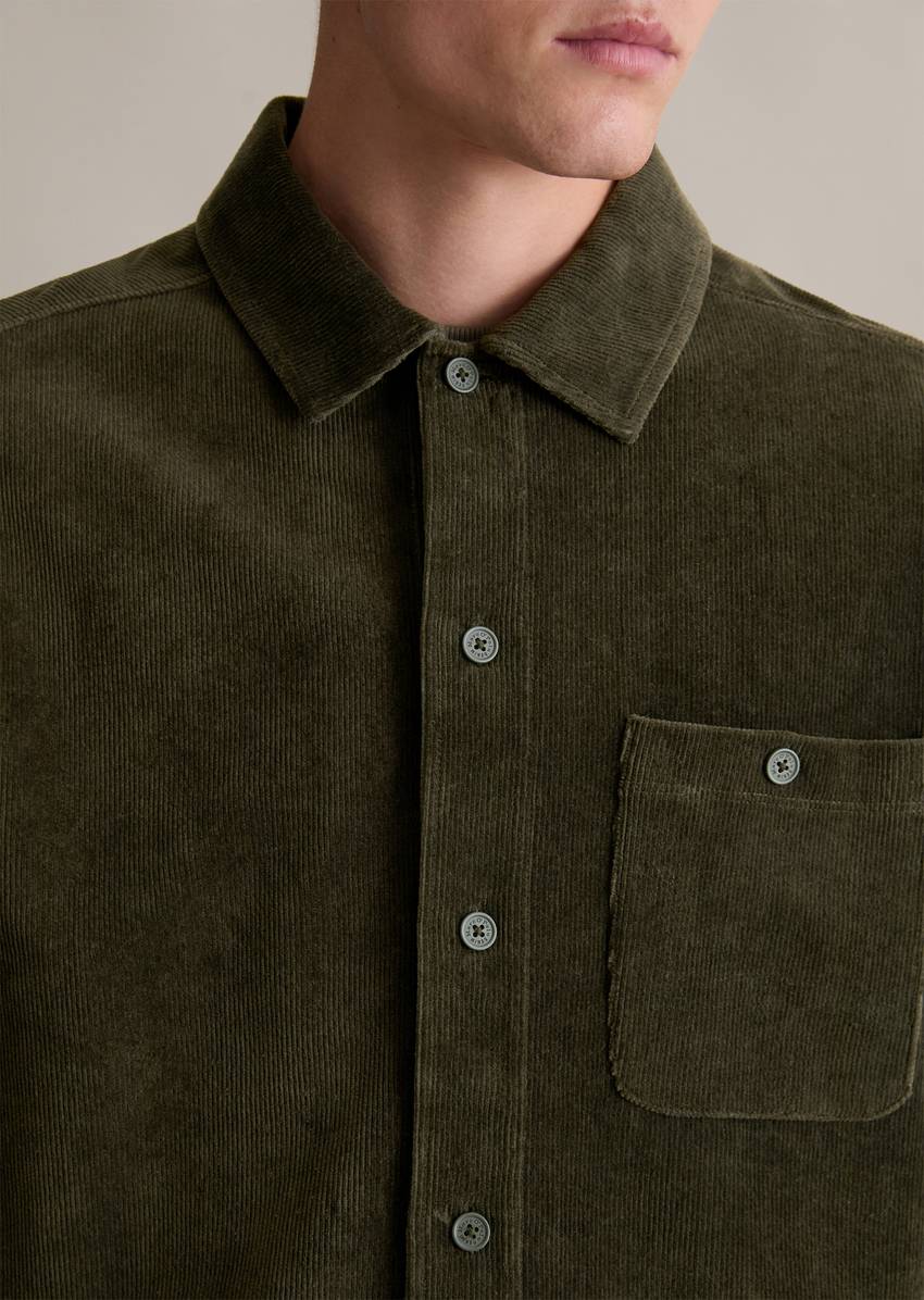DfC jersey shirt relaxed made from soft terrycloth corduroy