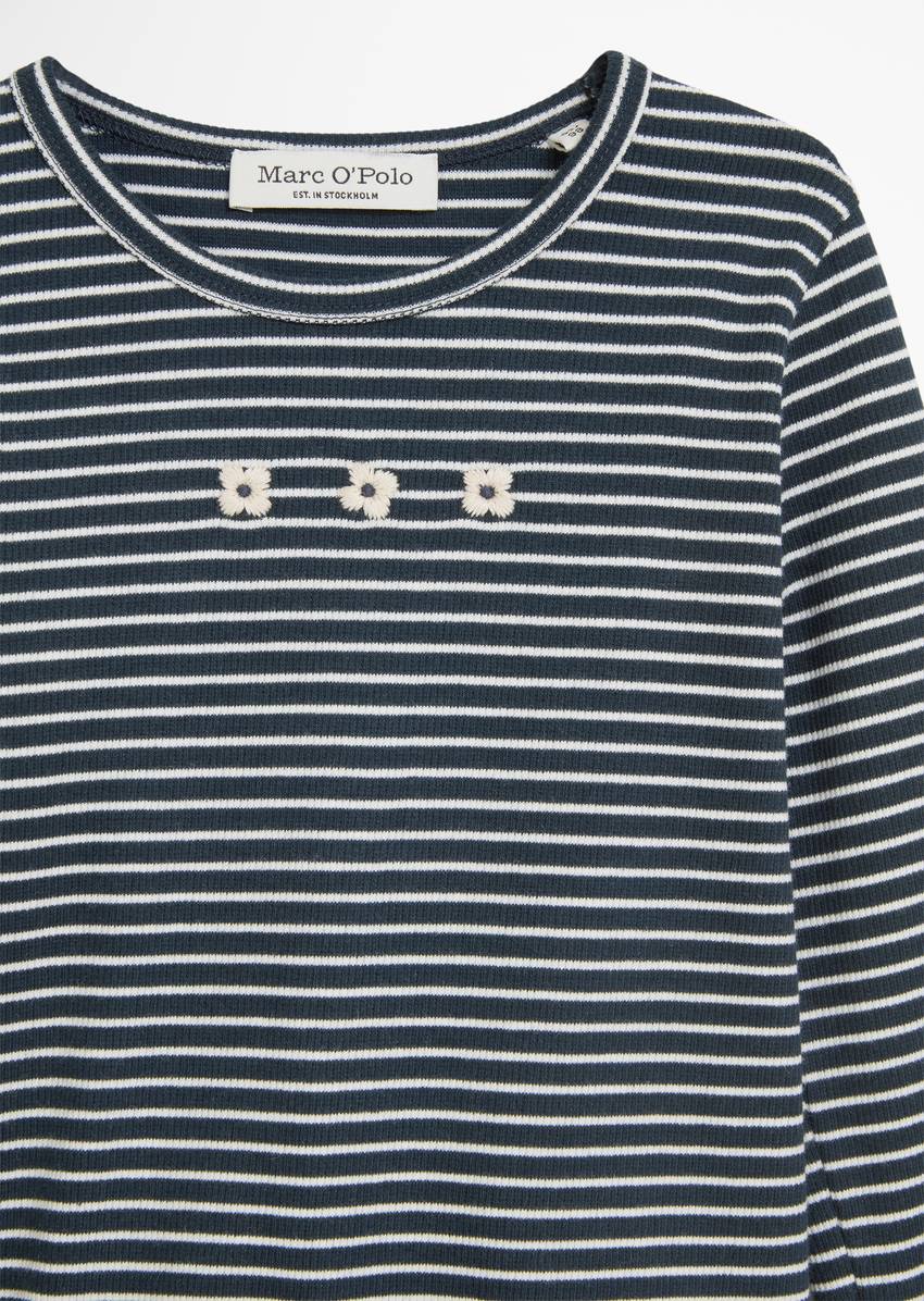 KIDS-GIRLS longsleeve with fine ribbed structure