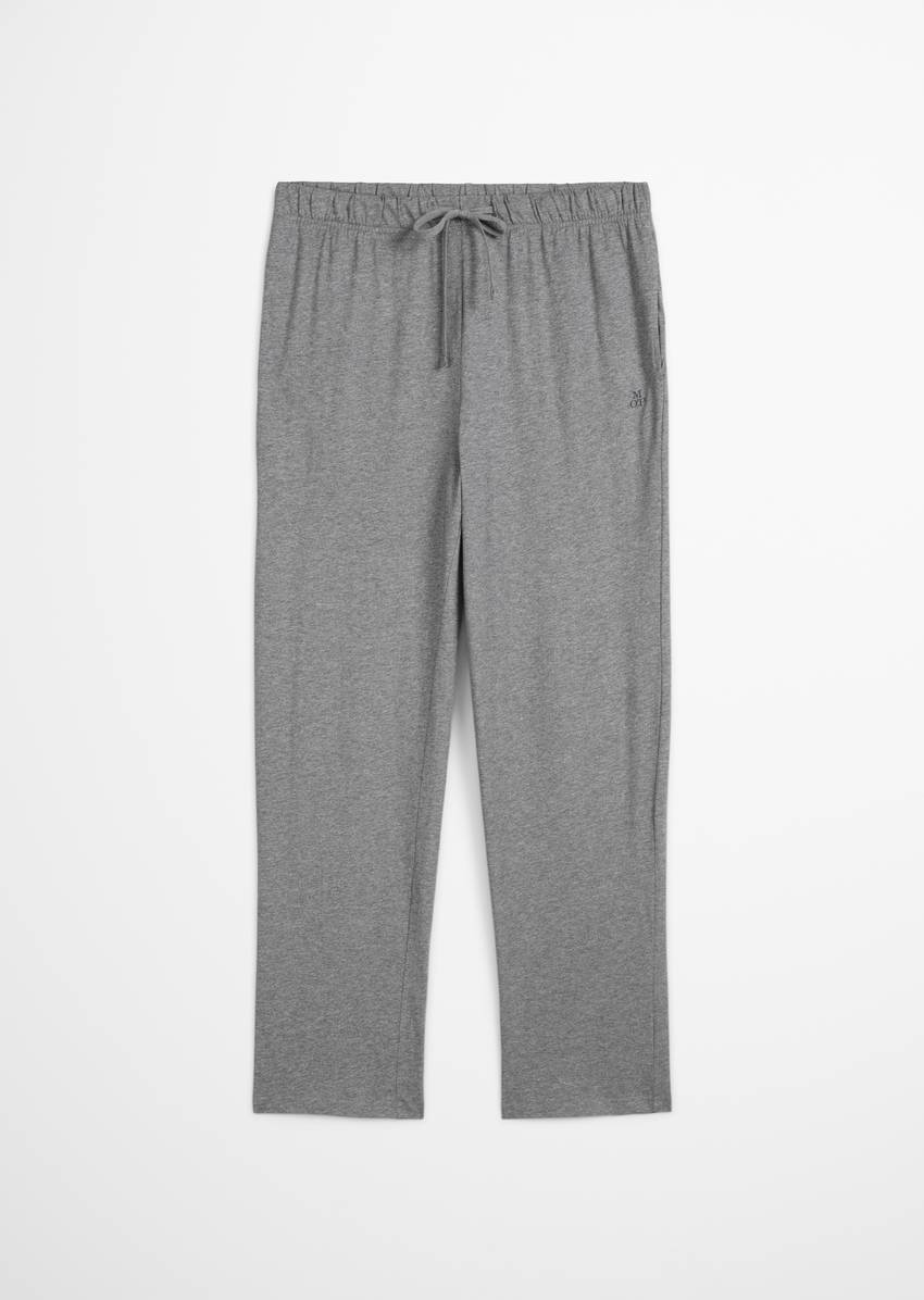 Lounge jersey pants made from organic cotton