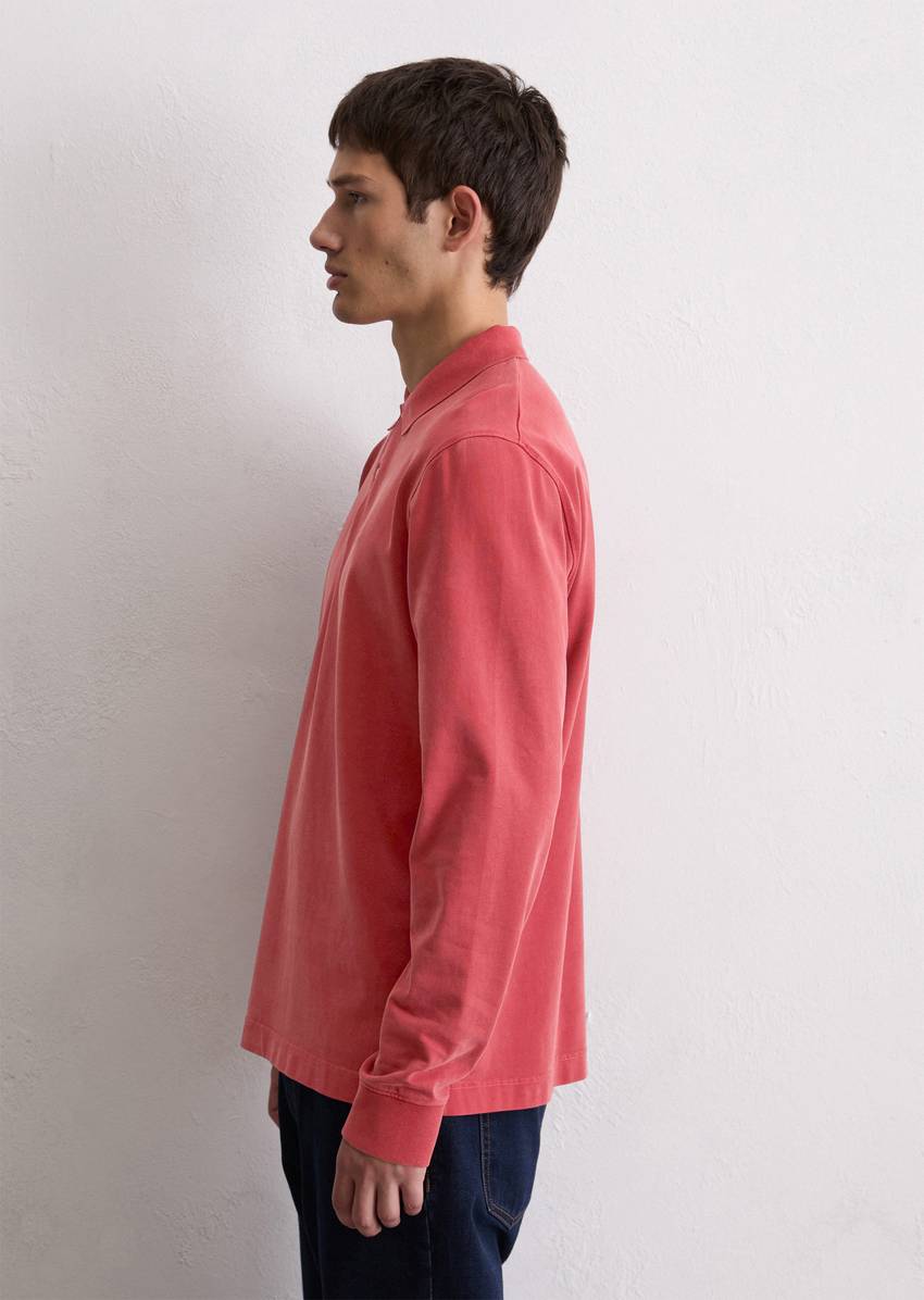 Polo shirt jersey regular made from pure organic cotton