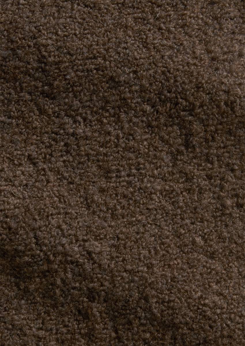 Bouclé scarf made from a wool/alpaca wool mix