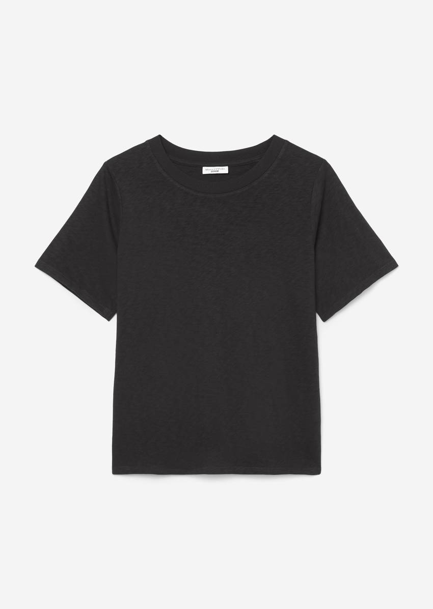 Loose slub jersey T-shirt made of soft organic cotton