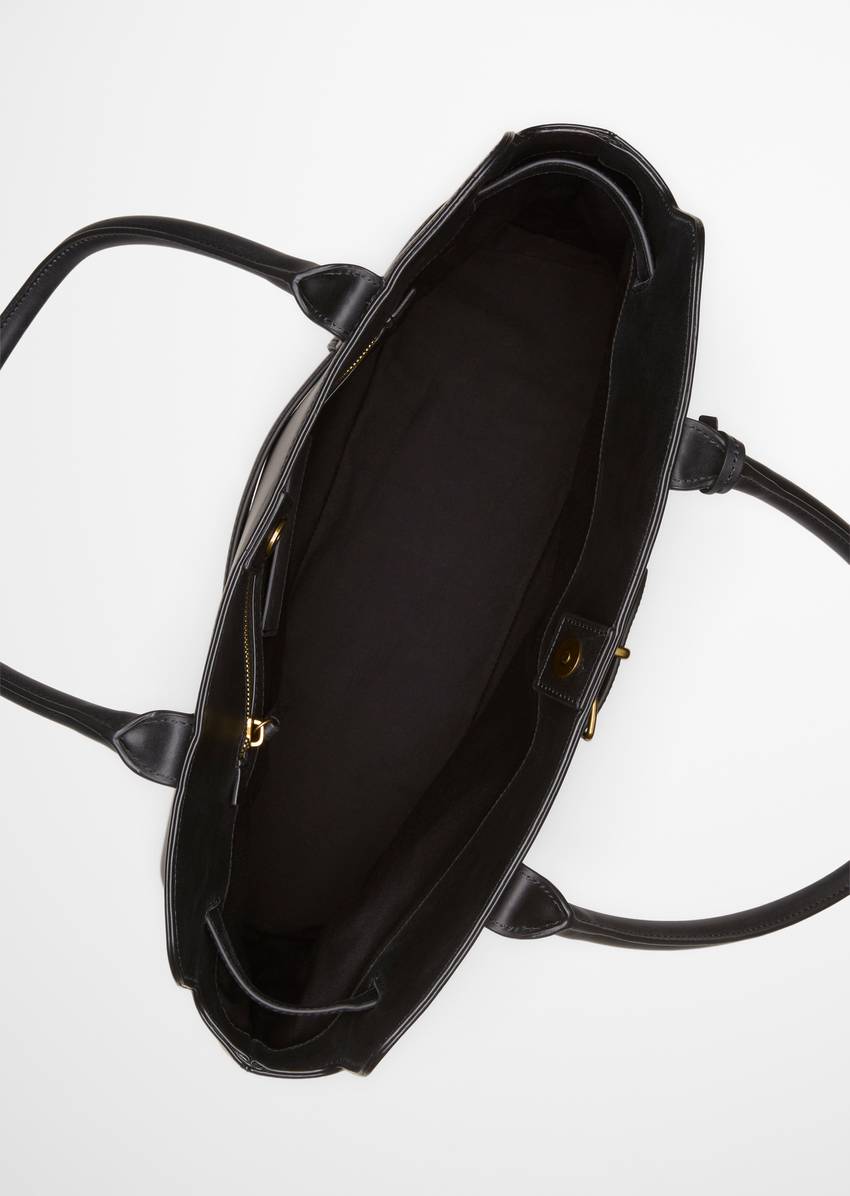 Shopper large made from fine cowhide