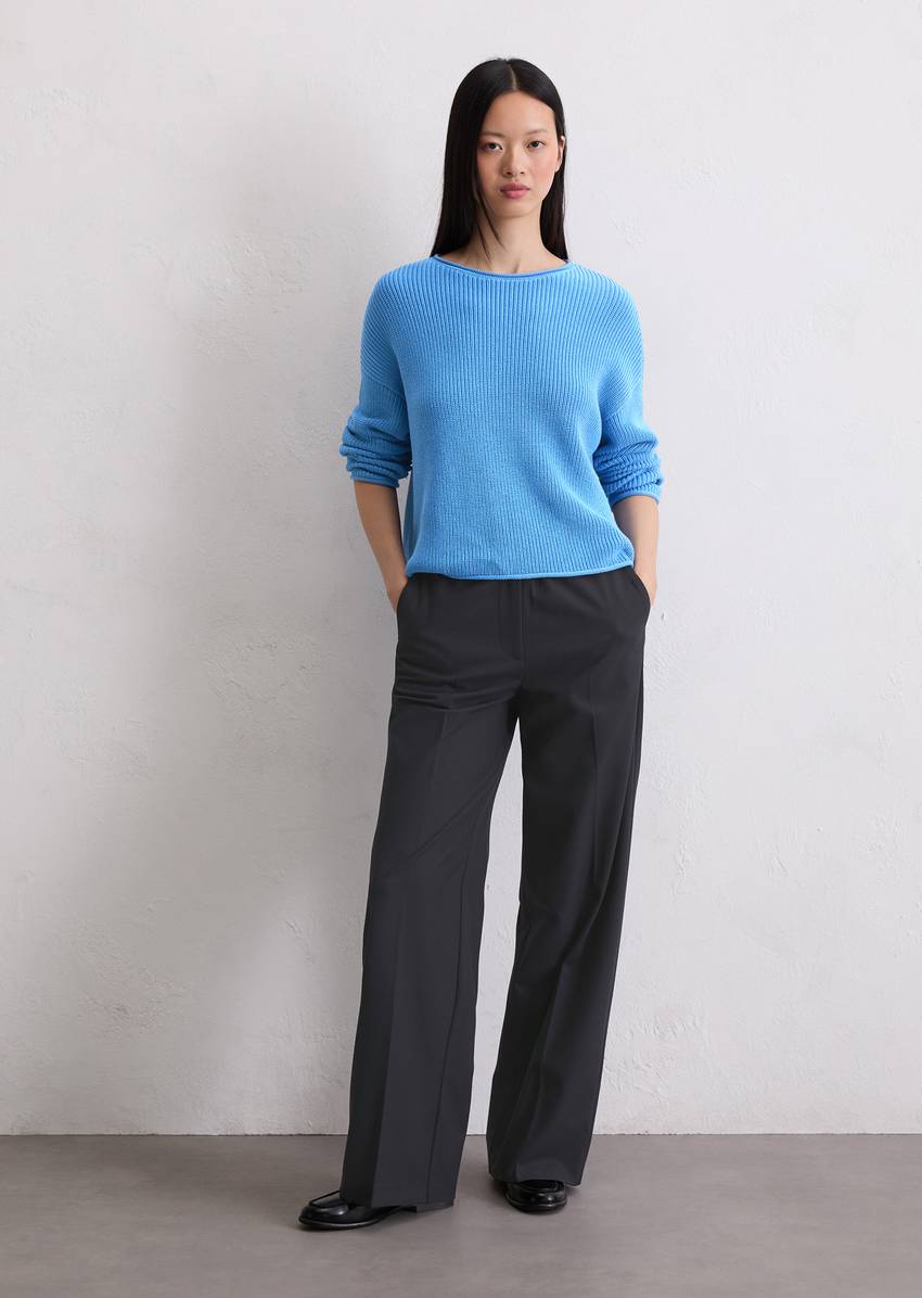 DfC knitted sweater oversize made from heavyweight organic cotton