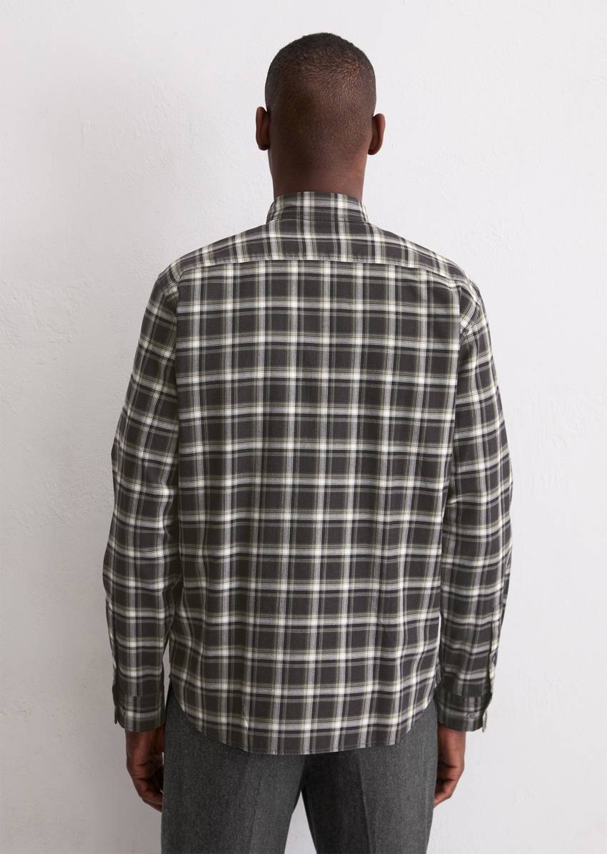 Regular shirt made from soft organic cotton flannel