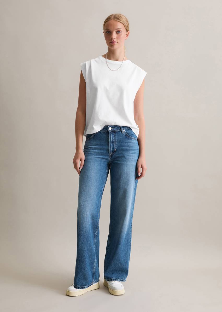 Jeans model Tomma wide Made from lightweight organic cotton